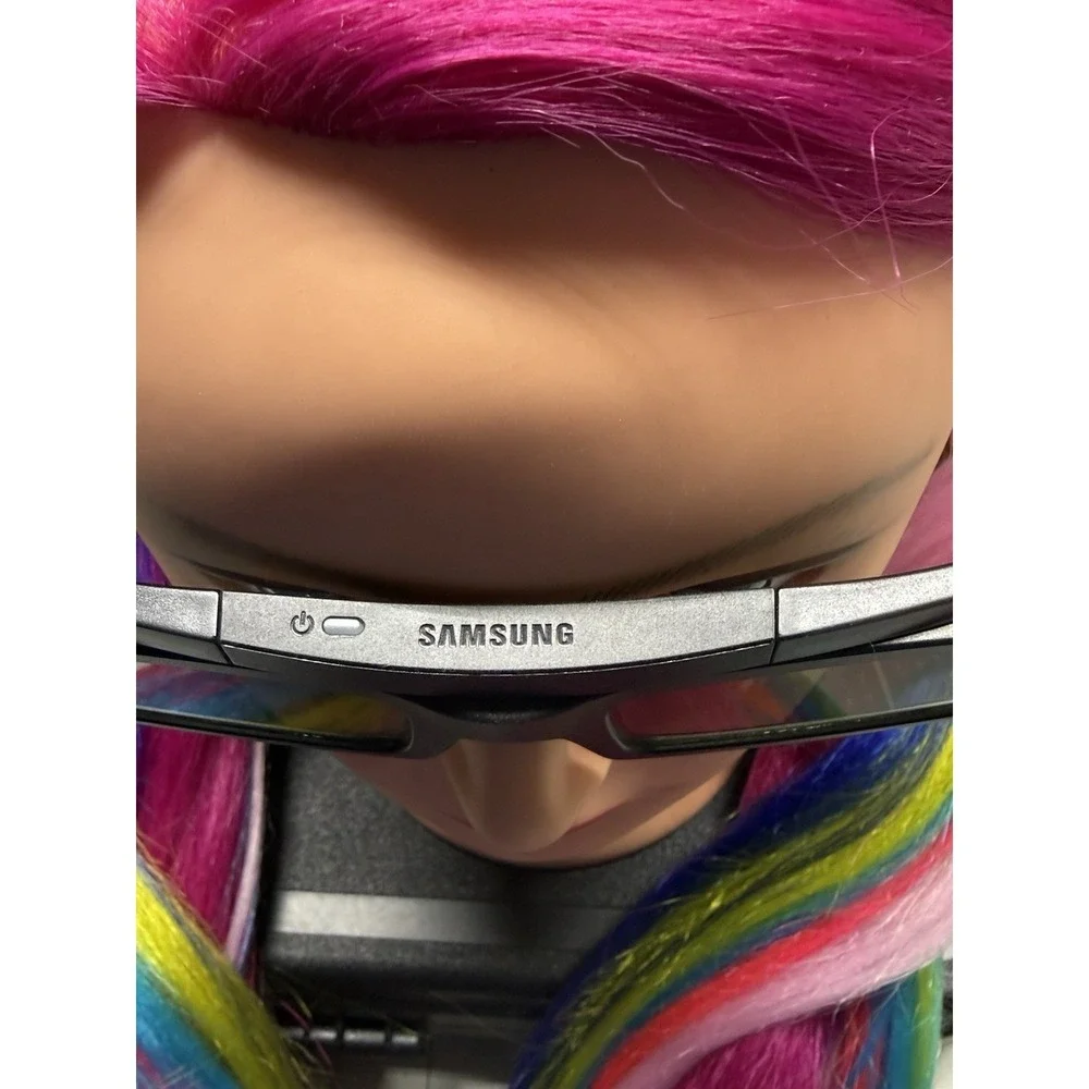 Samsung OEM Smart TV 3D Two Pairs Active Glasses SSG-4100GB 3V Untested As Is!